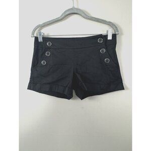 Grass Black Sailor Shorts 0 Coastal Y2K Nautical Preppy Glam Mini Going Out Club